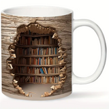 Sjarmerende bibliotekkrus med varmeaktivering