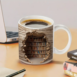 Sjarmerende bibliotekkrus med varmeaktivering