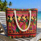 Håndlaget strandveske | Melanin Queens