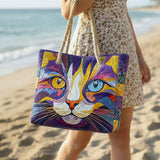 Håndlaget strandveske | Catitude