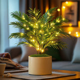 Paradislampe med palmer