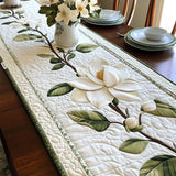 Patchwork bordløper – Rustikk magnoliablomst