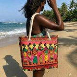 Håndlaget strandveske | Melanin Queens